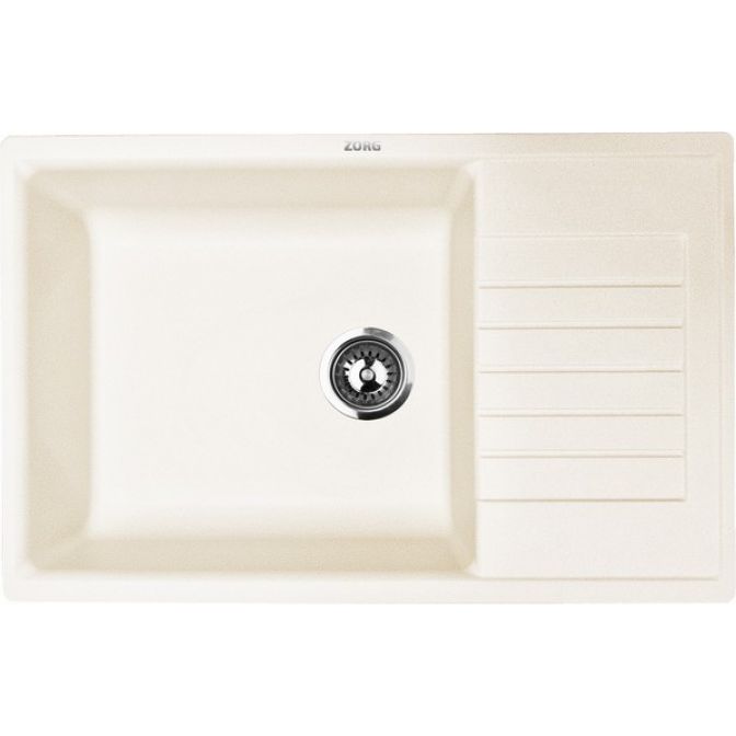 Мойка ZorG Dello 78 слоновая кость