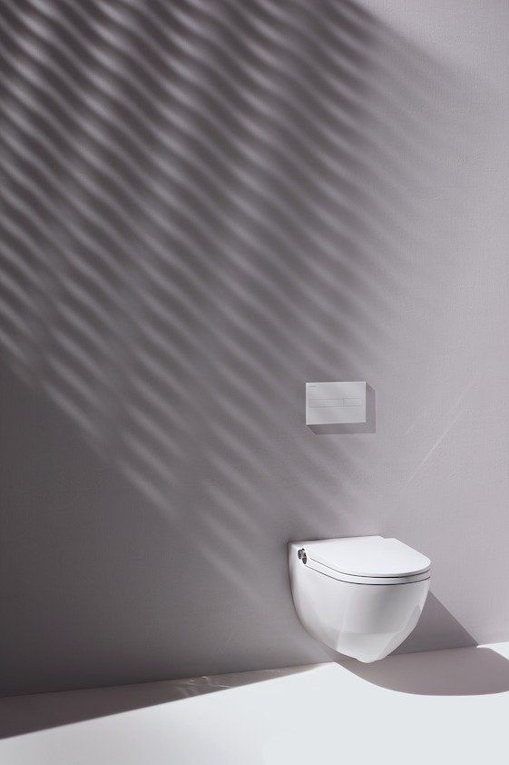 Подвесной унитаз-биде Laufen Cleanet Riva Rimless LCC, 8.2069.1.400.000.1