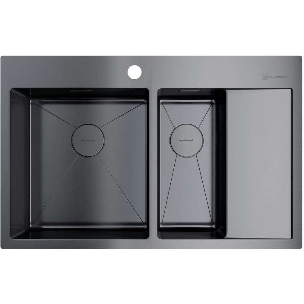 Мойка Omoikiri Akisame 78-2-GM-L, 4973101