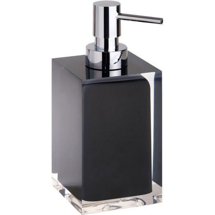 Дозатор жидкого мыла черный Bemeta Vista, 120109016-100