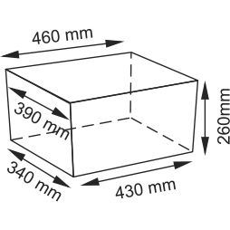 Плетеная корзина WasserKRAFT Berkel, WB-480-L