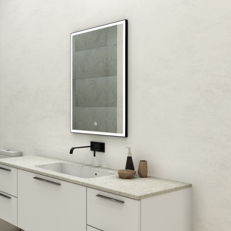 Зеркало Континент Frame Black LED