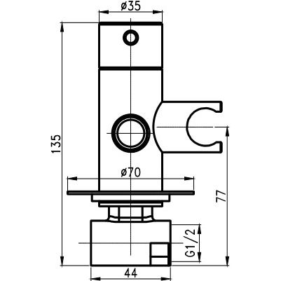 Гигиенический душ Vivi Felice 2515 Bronzo