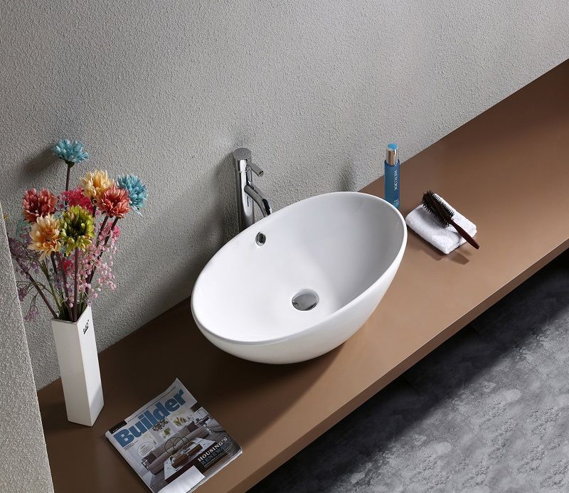 Раковина для ванной Ceramalux 63x41, D1104