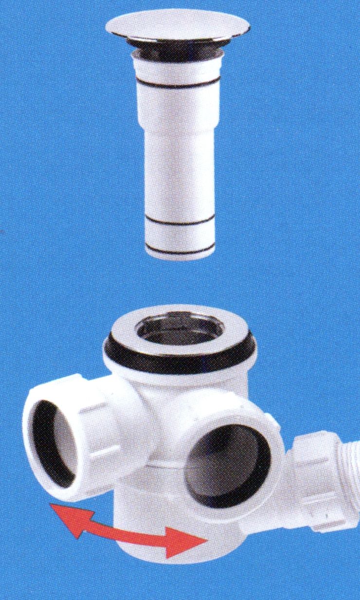 Сифон для ванны McAlpine античная бронза, HC2600CLAB