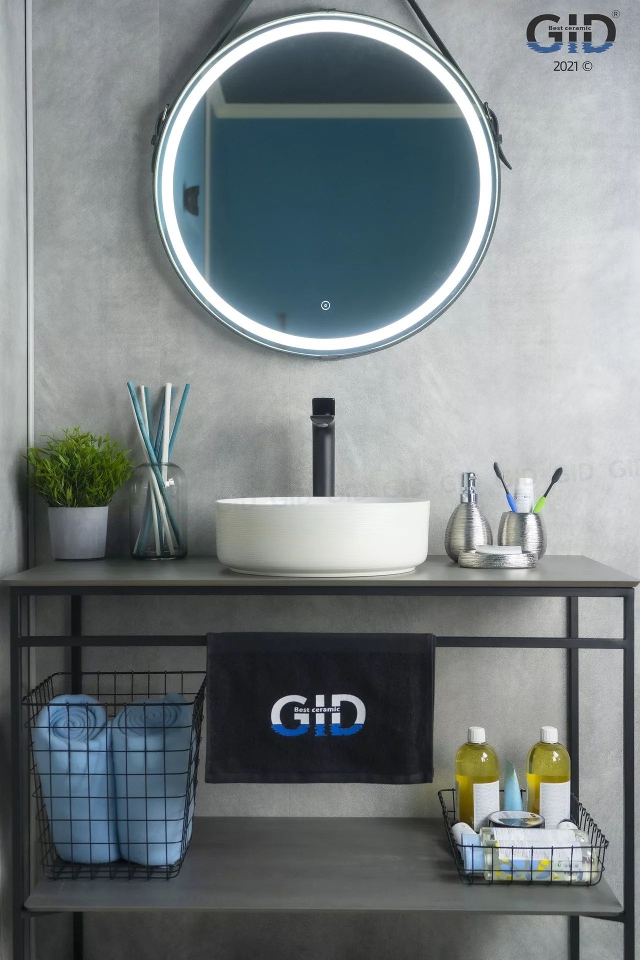 Умывальник Gid D1357H028 36x36, 53329