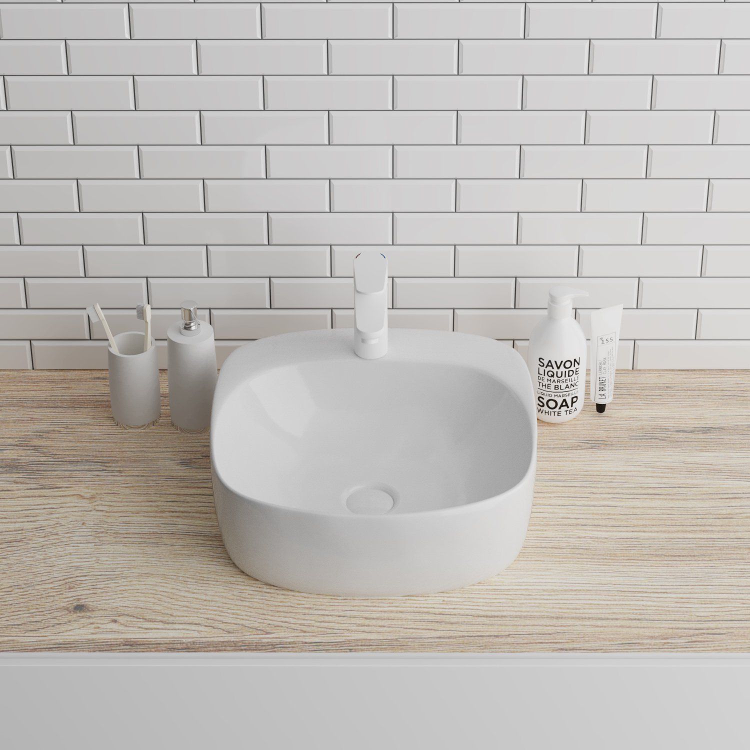 Умывальник накладной Grossman 42x41.5, GR-3028