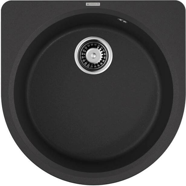 Кухонная мойка Omoikiri Akegata 51-BL (черный), 4993758