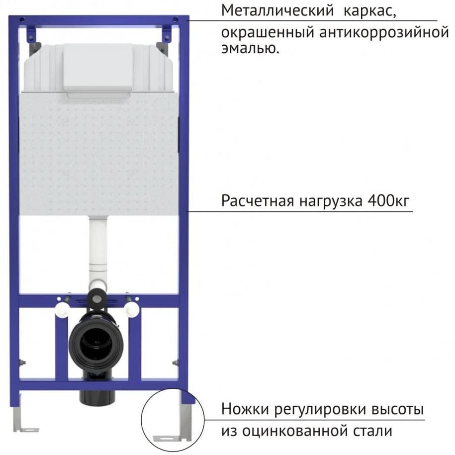 Комплект Berges Novum, кнопка F3 хром глянец, унитаз Floe Rimless, сиденье Floe Slim, 043223