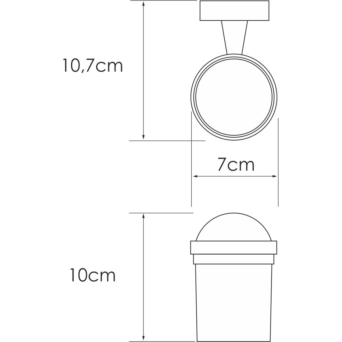 Подстаканник одинарный WasserKRAFT Isen, K-4028