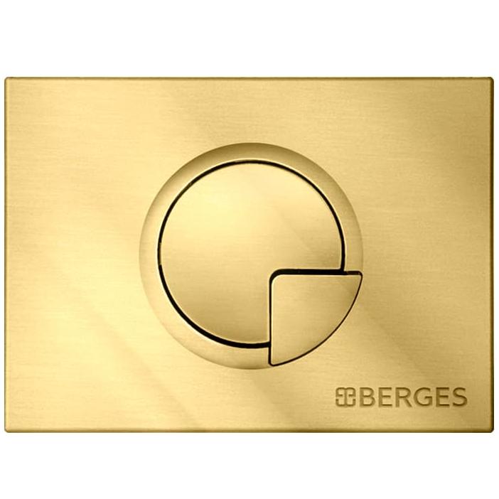 Кнопка для инсталляции Berges Novum R9 золото глянец, 040029