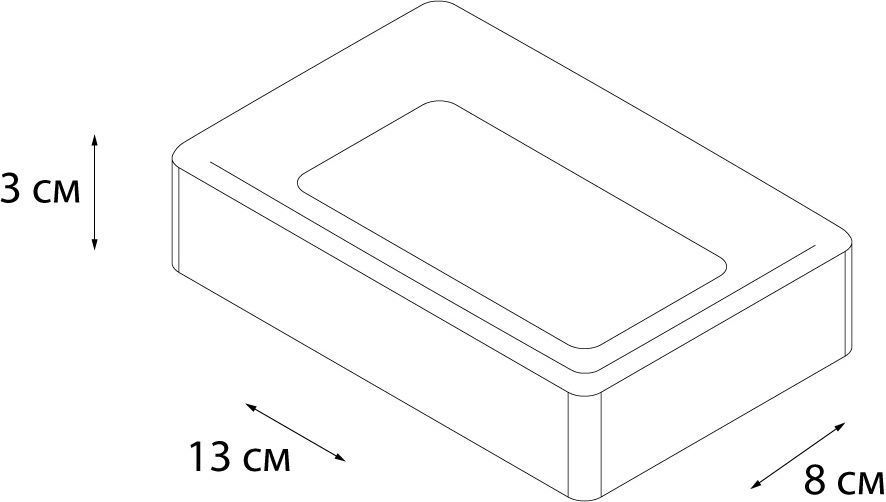 Мыльница Fixsen Text, FX-230-4