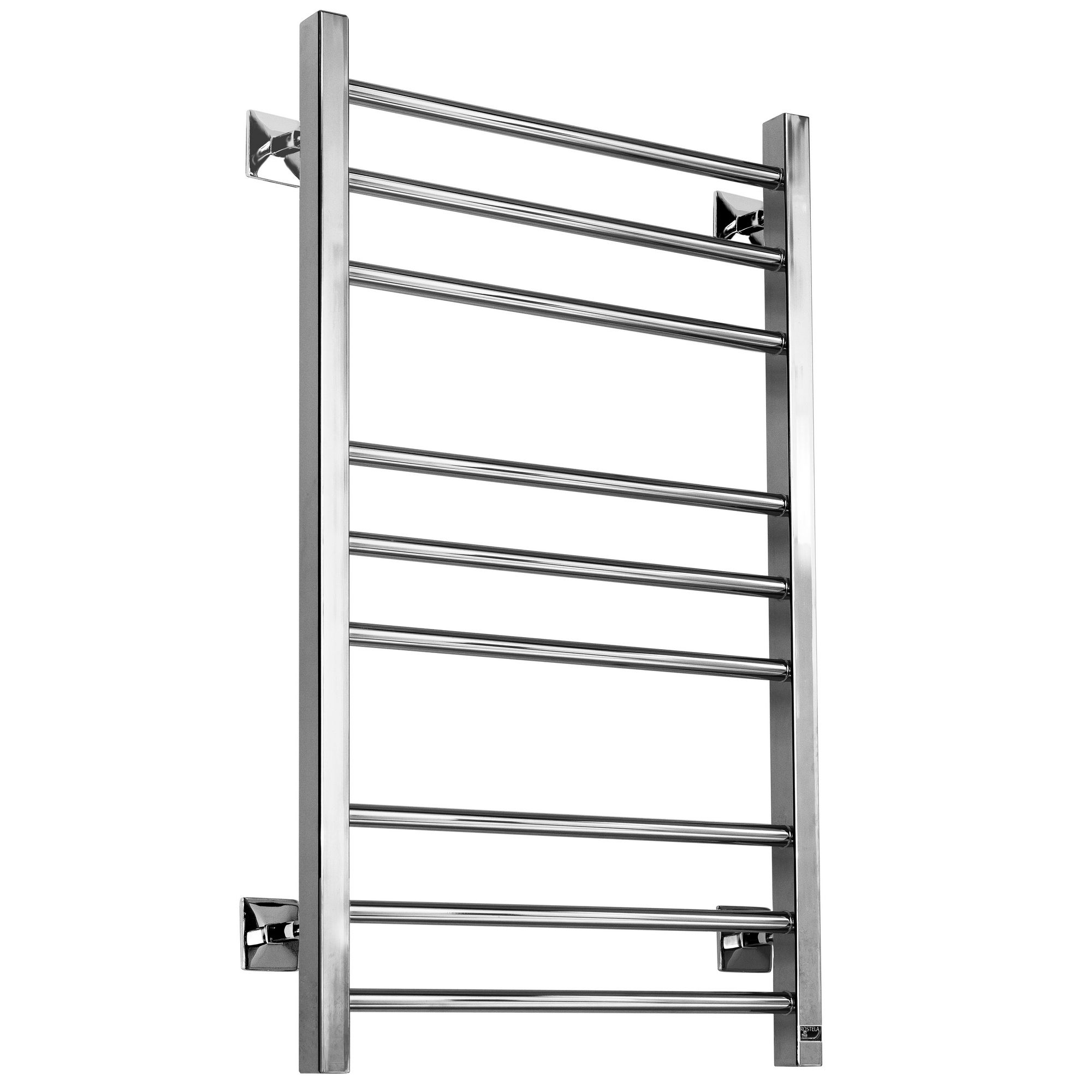 Полотенцесушитель Ростела Свирель V Квадрат 50x80/9 1/2" черный