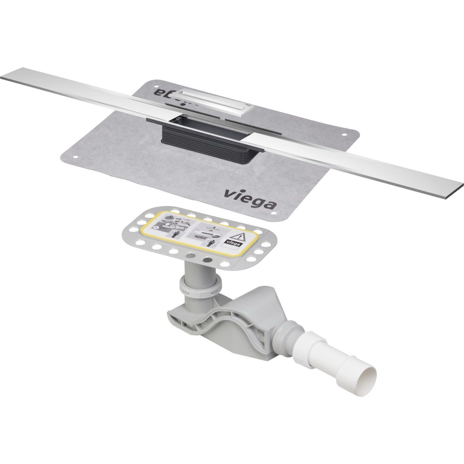 Душевой лоток Viega Advantix Cleviva с вкладкой Advantix Visign C1