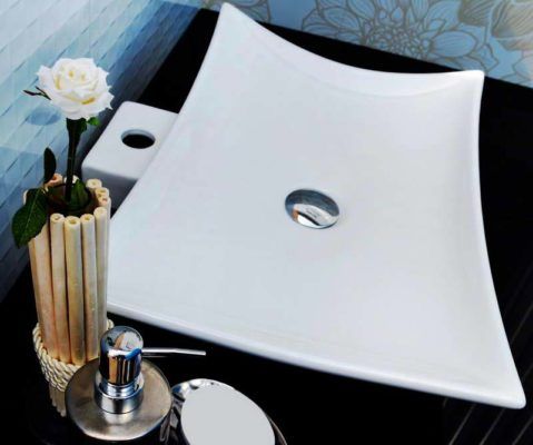 Раковина для ванной Ceramalux 56x42, 9176