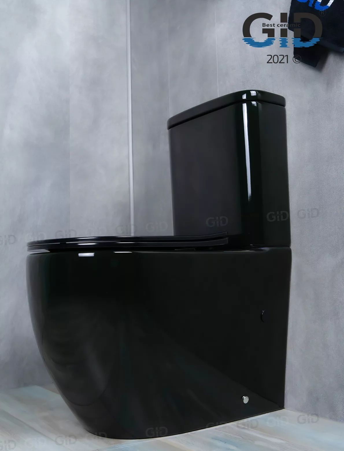 Унитаз напольный Gid TR2177BL, 62219Y