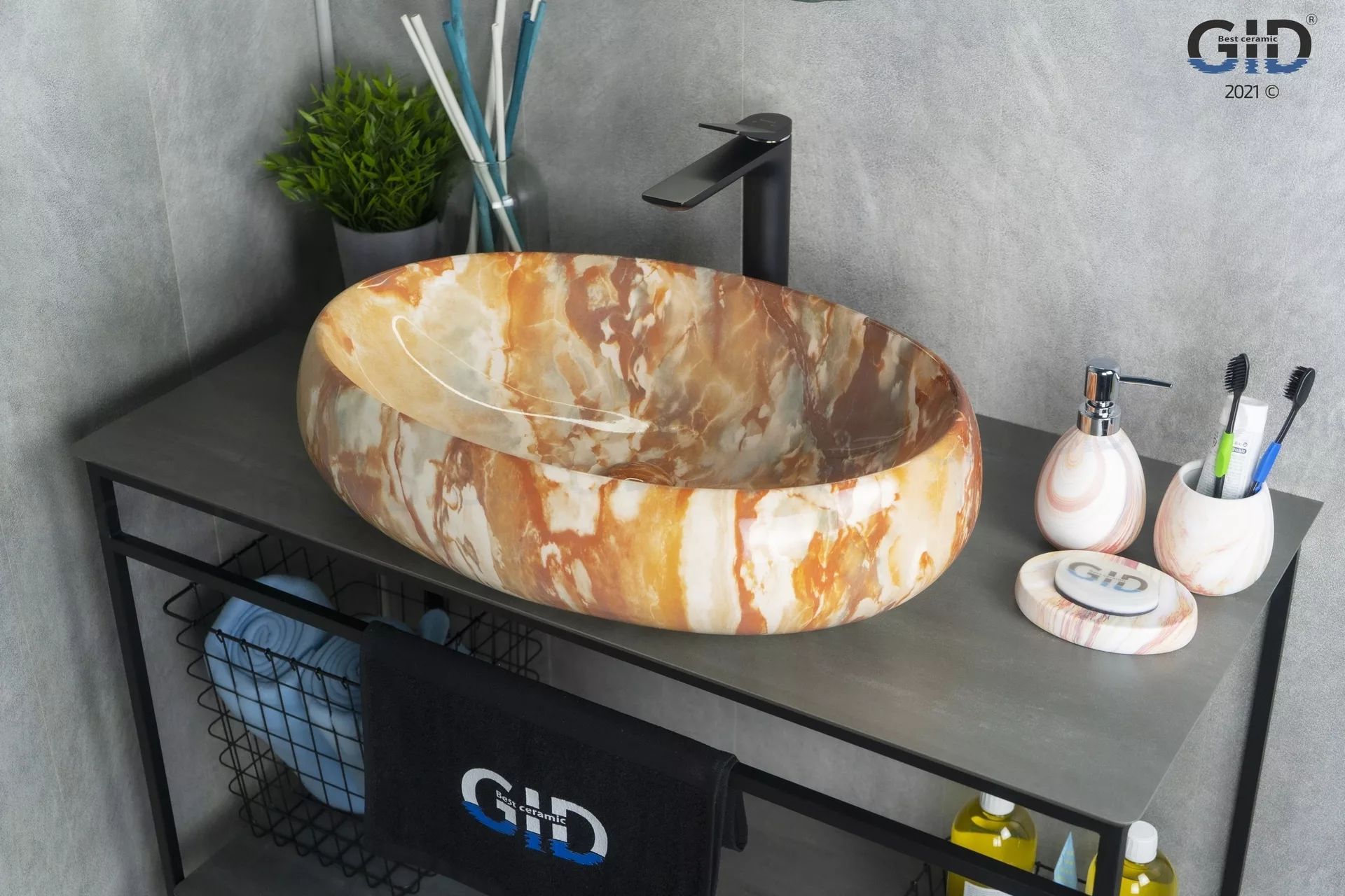 Умывальник Gid MNC169 60x41, 54410