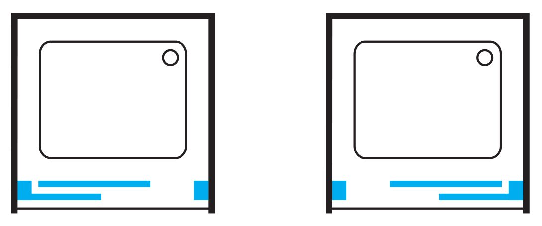 Душевая дверь двойная Omnires Bronx