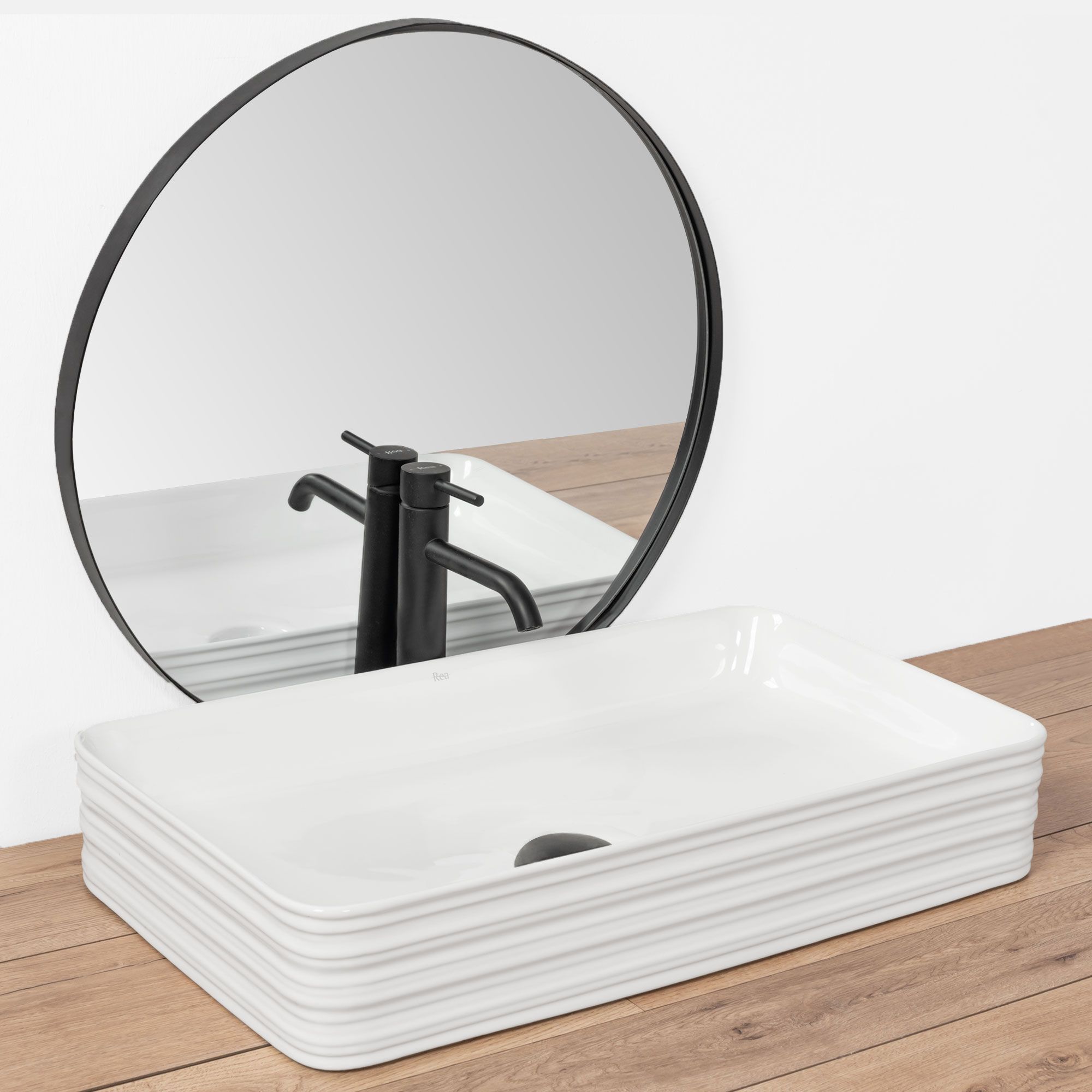 Умывальник Rea Mezo 66.5x37, REA-U7902