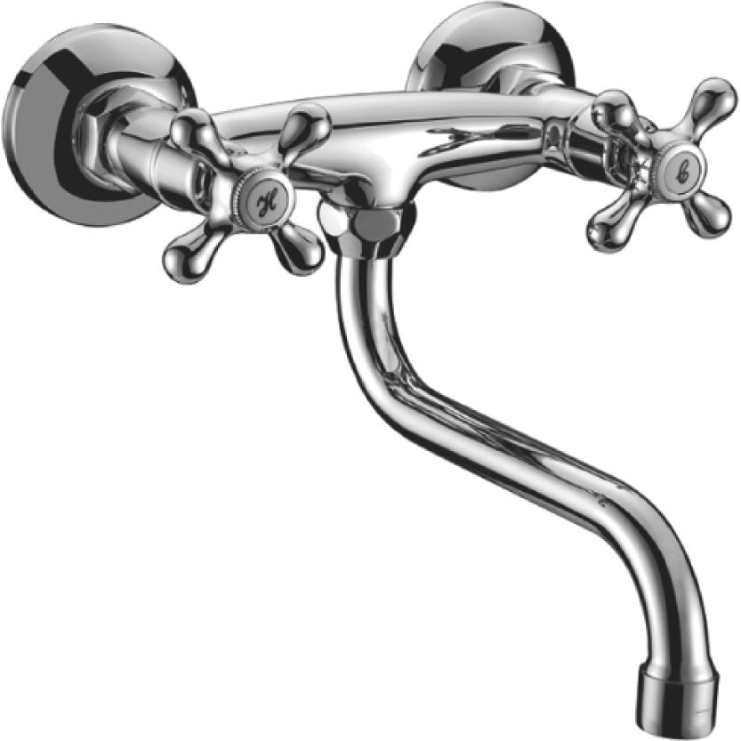 Смеситель для кухни/умывальника настенный Lemark Standard, LM2111C