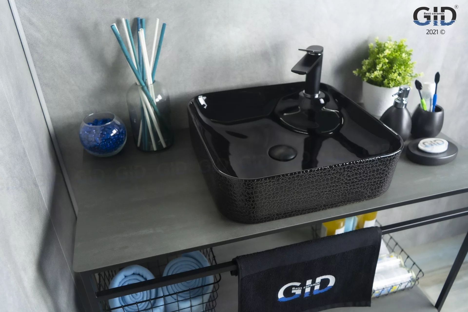 Умывальник Gid D1305H004 43x43, 53312