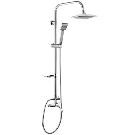 Душевая стойка со смесителем для душа Deante Neo Joko Square, NBJ_01SK