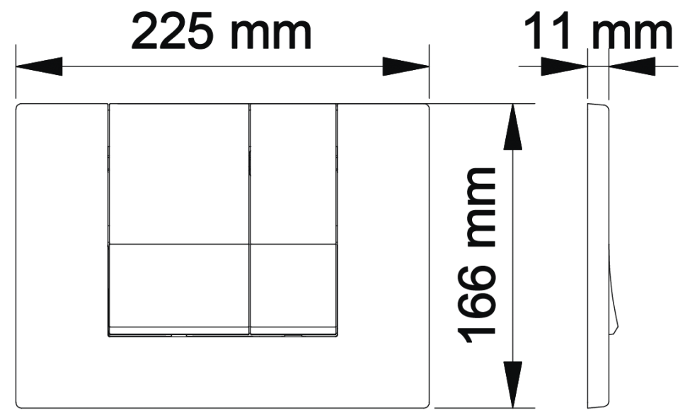 Инсталляция для скрытого монтажа унитаза Berges Novum кнопка S5 Soft Touch, черная, 040245