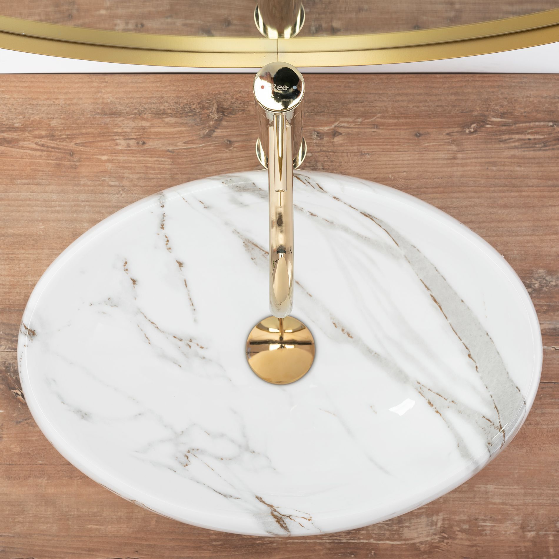 Умывальник Rea Linda Lava 48.5x34, REA-U8695