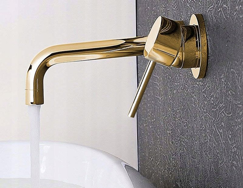 Смеситель встраиваемый Rea Lungo Gold, REA-B8559