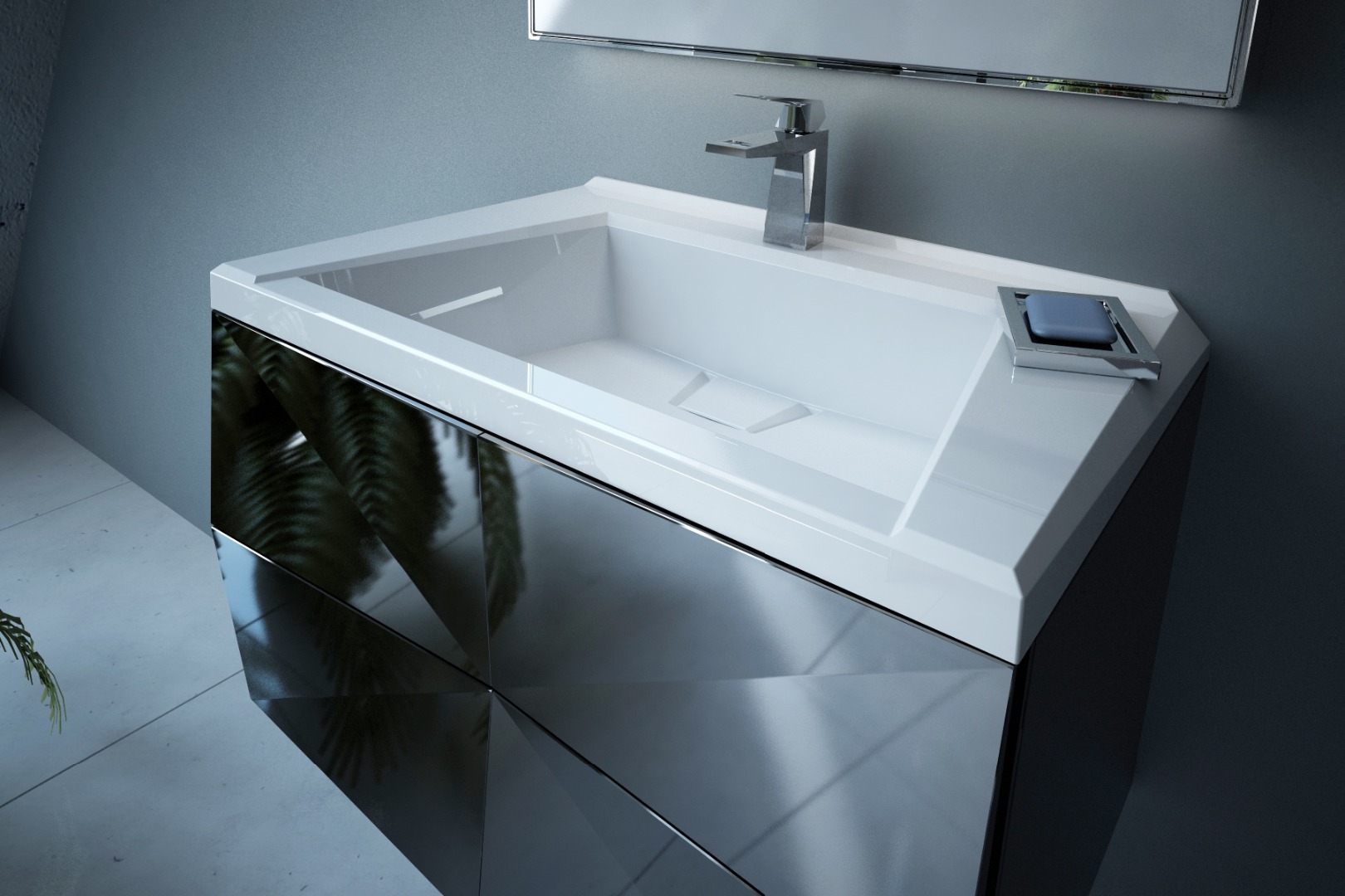 Раковина Andrea Granny 700, 70x46