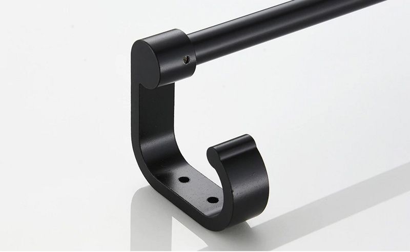 Полотенцедержатель одинарный (черный) Ledeme L5501