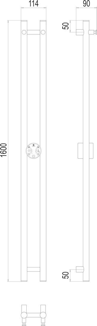 Стойка электрическая Terminus Duo 160 круг