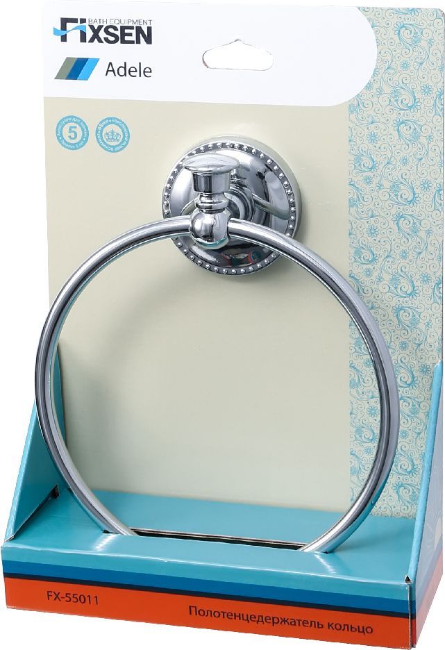 Полотенцедержатель кольцо Fixsen Adele, FX-55011