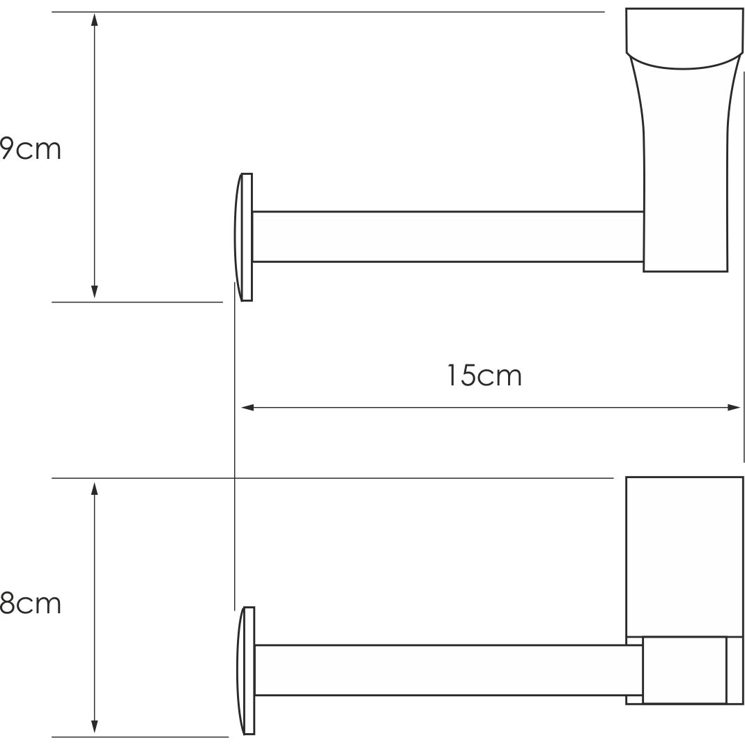 Держатель туалетной бумаги WasserKRAFT Leine, K-5096WHITE