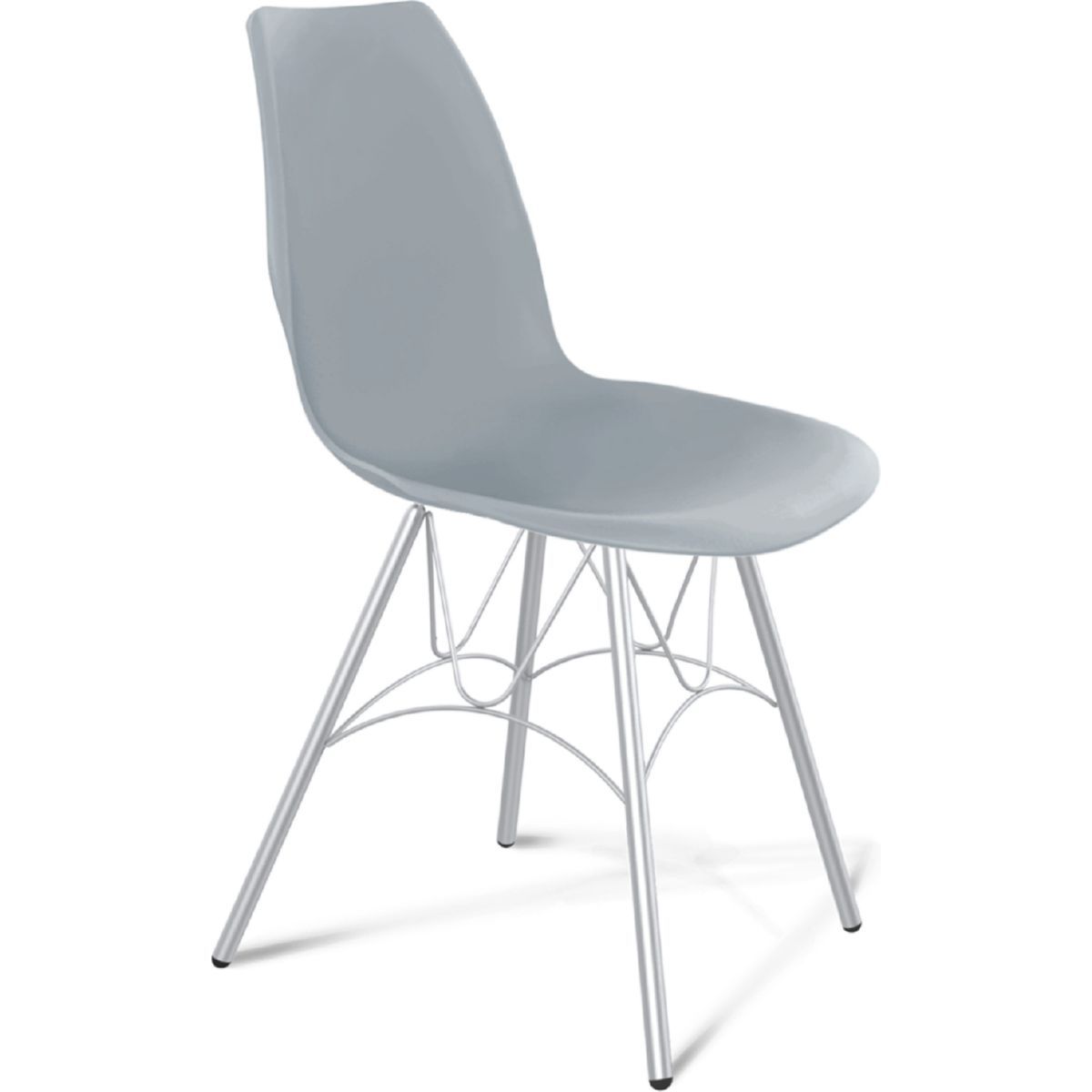 Стул Sheffilton SHT-ST29/S100 серый/хром, 168502