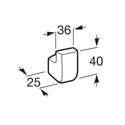 Крючок Roca Tempo, A817020001