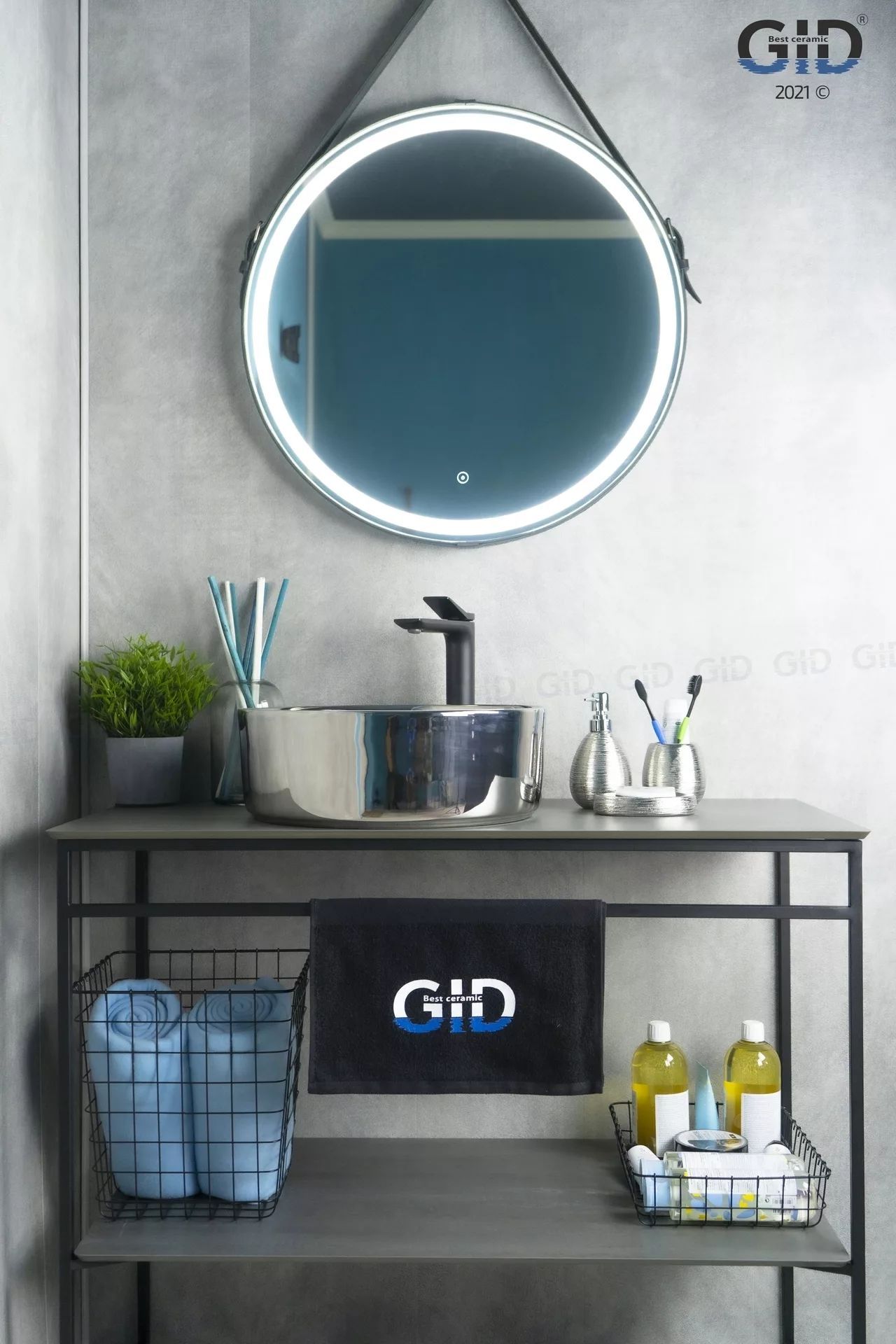 Умывальник Gid D1342H014 40x40, 53330