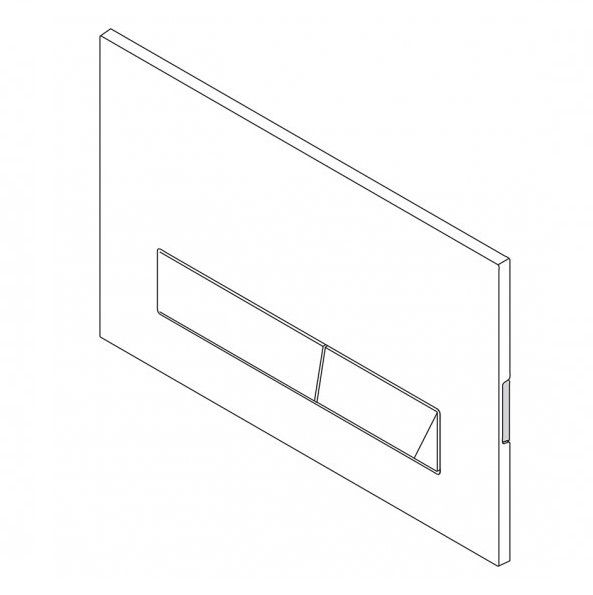 Кнопка смыва BelBagno Marmi, цвет черный матовый Tocco Morbido, BB012-MR-NERO.M