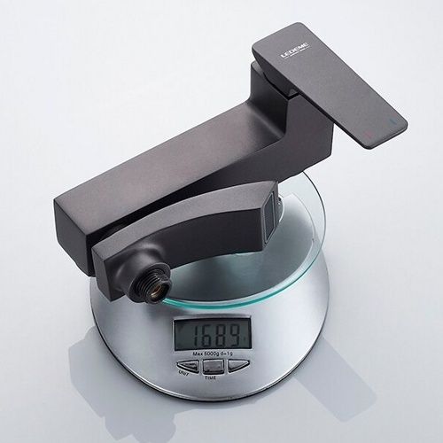 Смеситель для ванны графит Ledeme L3178U