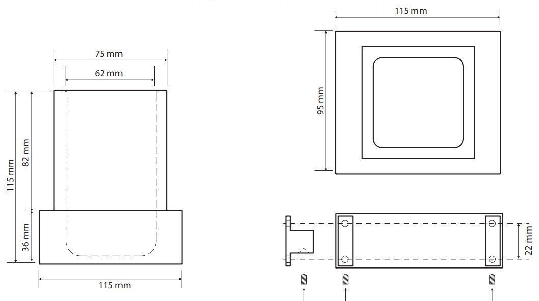 Держатель зубных щеток черный Bemeta Gamma, 145411012