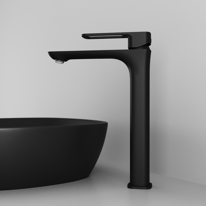 Смеситель для умывальника, черный, Iddis Slide, SLIBL01i01