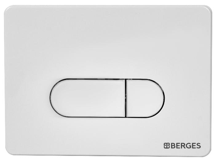 Инсталляция для скрытого монтажа унитаза Berges Novum кнопка D1, белая, 040231
