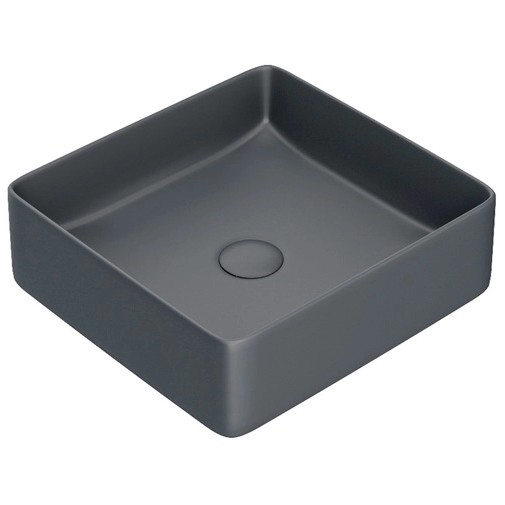 Умывальник накладной, серый матовый, Iddis Slide 36x36, SLIGM01i27