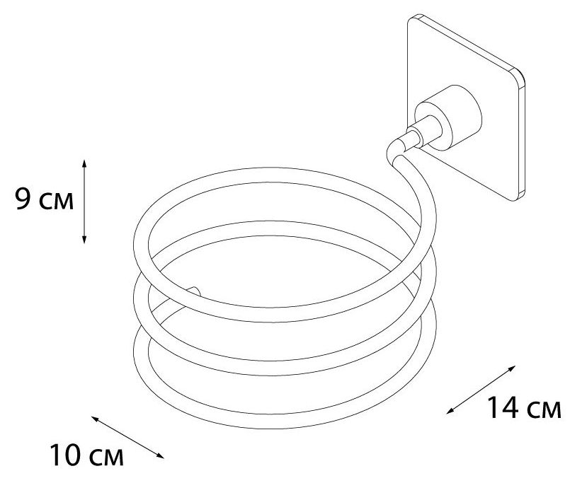Держатель для фена Fixsen Square, FX-93119