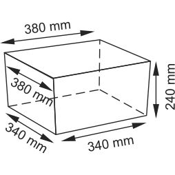 Плетеная корзина WasserKRAFT Kammel, WB-180-L