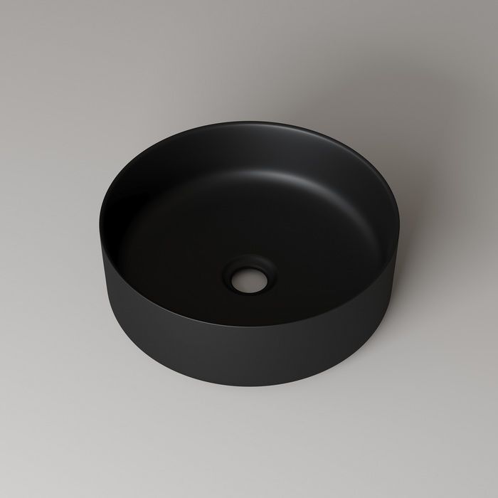 Умывальник накладной, черный матовый, Iddis Ray 35.5x35.5, RAYBM03i27