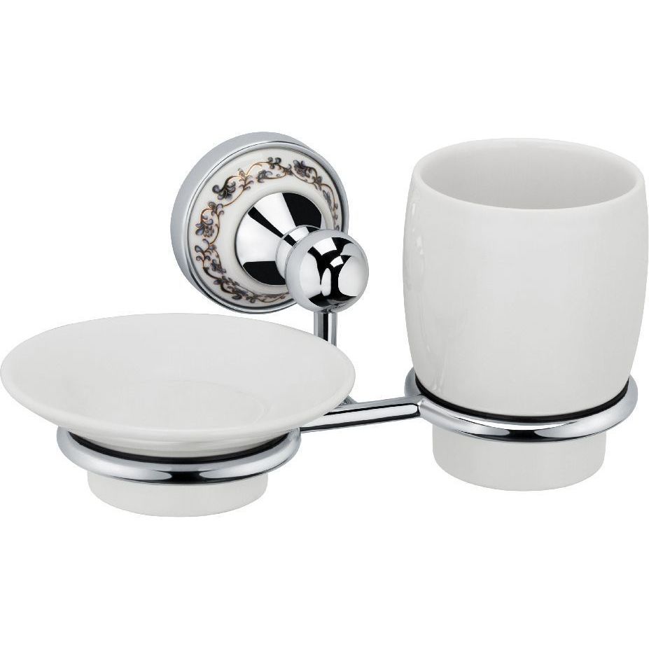 Мыльница+подстаканник Fixsen Bogema, FX-78506+08