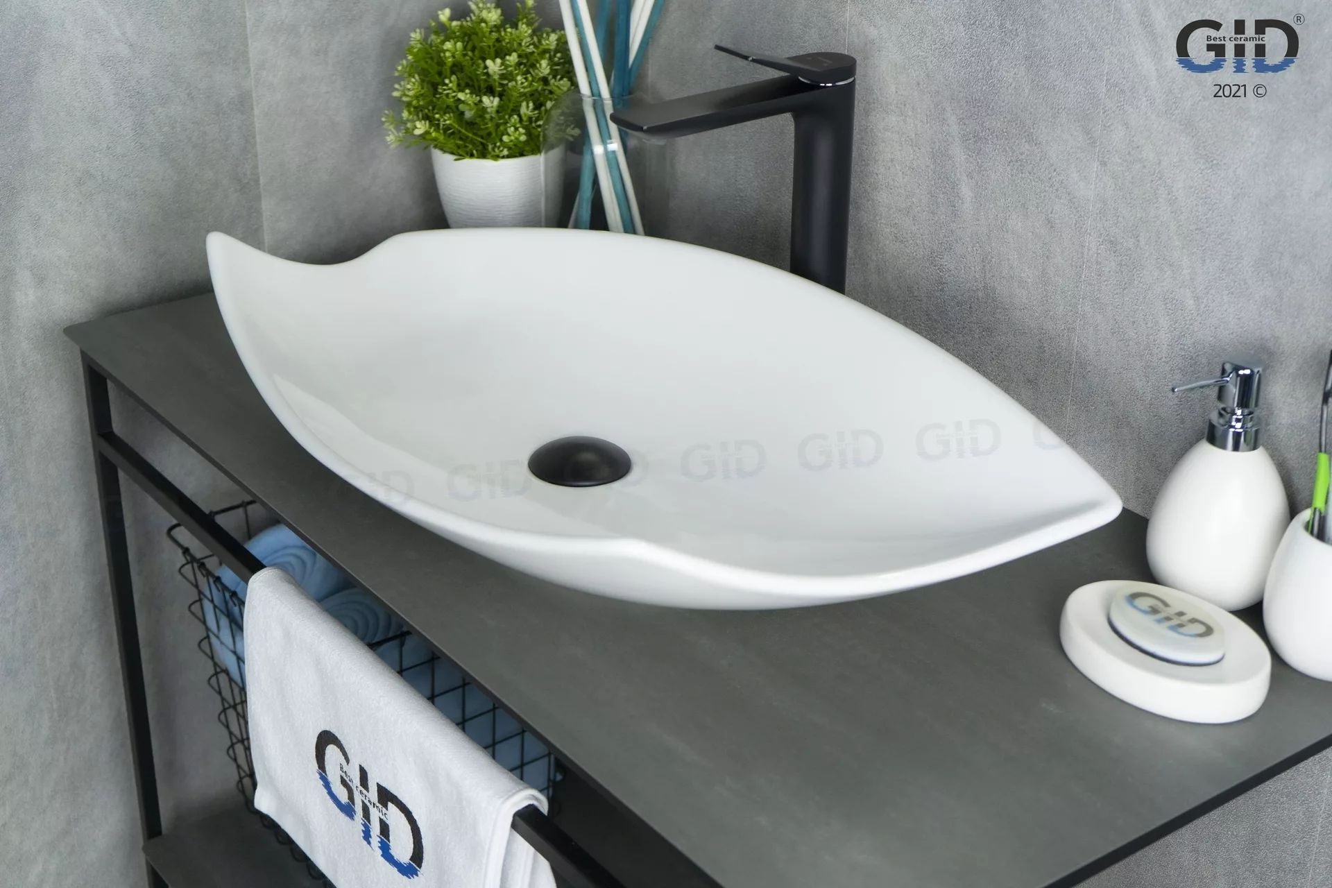 Умывальник Gid N9178 74x38, 51171