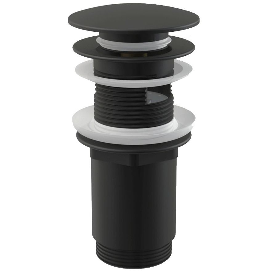 Донный клапан для раковины Alcaplast черный, A392BLACK