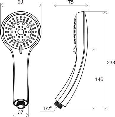 Лейка Ravak 952.00, X07P008